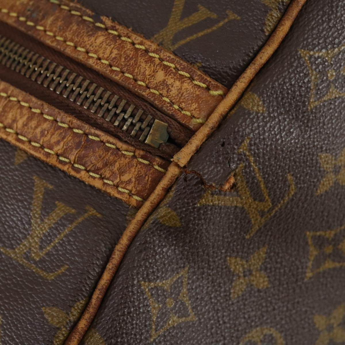 Louis Vuitton LOUIS VUITTON Monogram Sac Souple 45 Boston Bag M41624 LV Authentic 151133