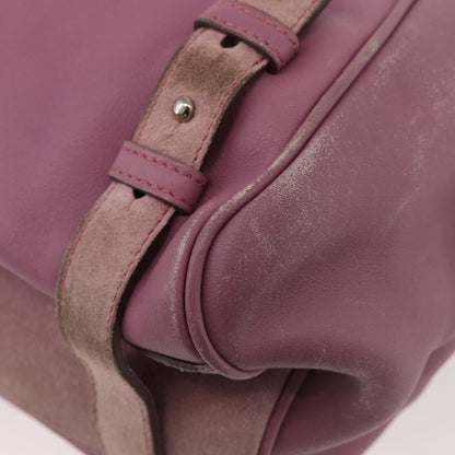 Salvatore Ferragamo Salvatore Ferragamo Gancini Tote Bag Leather Pink Silver Authentic BAZ427