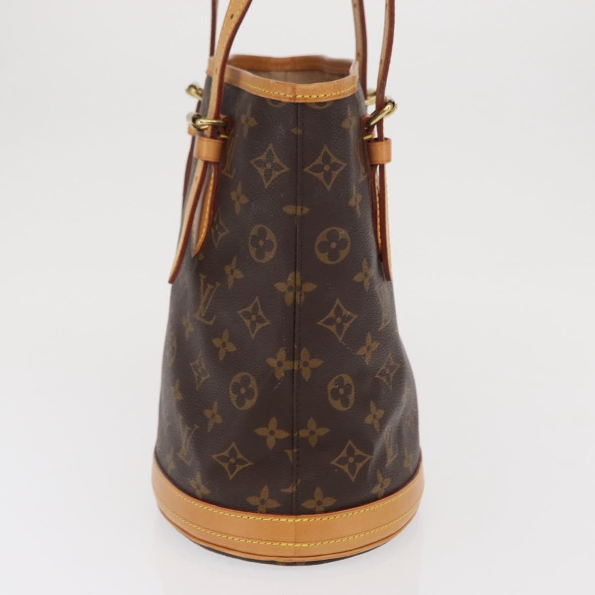 Louis Vuitton LOUIS VUITTON Monogram Bucket PM Shoulder Bag M42238 LV Authentic am9732
