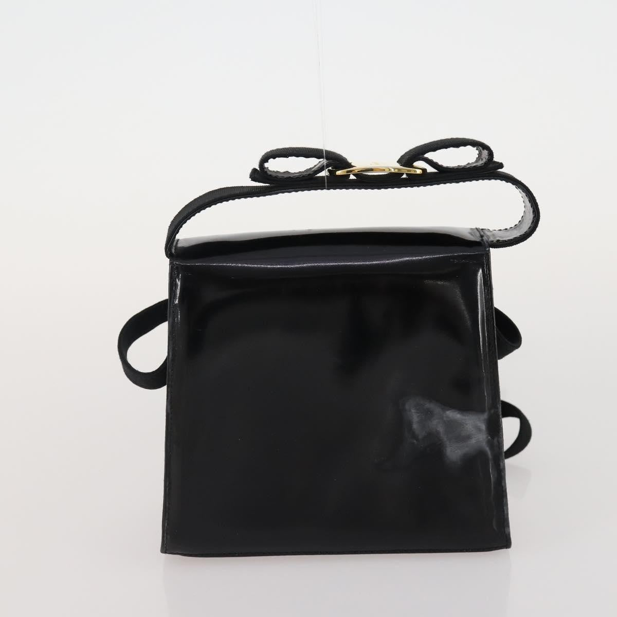 Salvatore Ferragamo Salvatore Ferragamo Hand Bag Patent leather 3 Set White Black Navy Authentic 162600