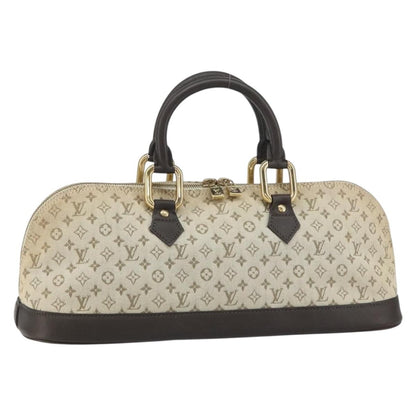 Louis Vuitton LOUIS VUITTON Monogram Mini Alma Ron Hand Bag Khaki M92206 LV Authentic 158341