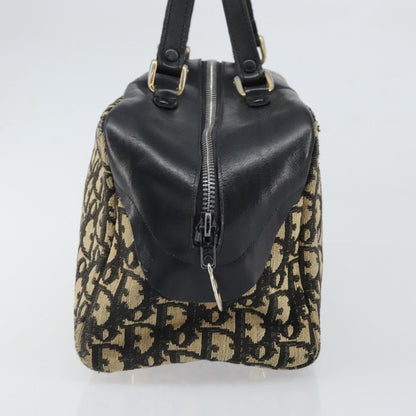 Dior Christian Dior Trotter Canvas Hand Bag Navy Authentic bs33053