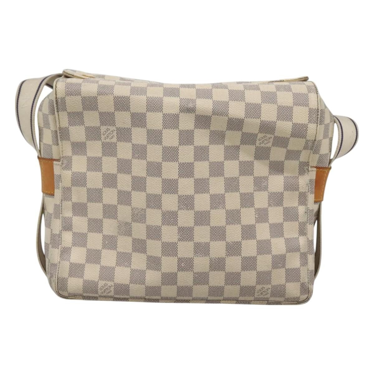Louis Vuitton LOUIS VUITTON Damier Azur Naviglio Shoulder Bag N51189 LV Authentic 128957