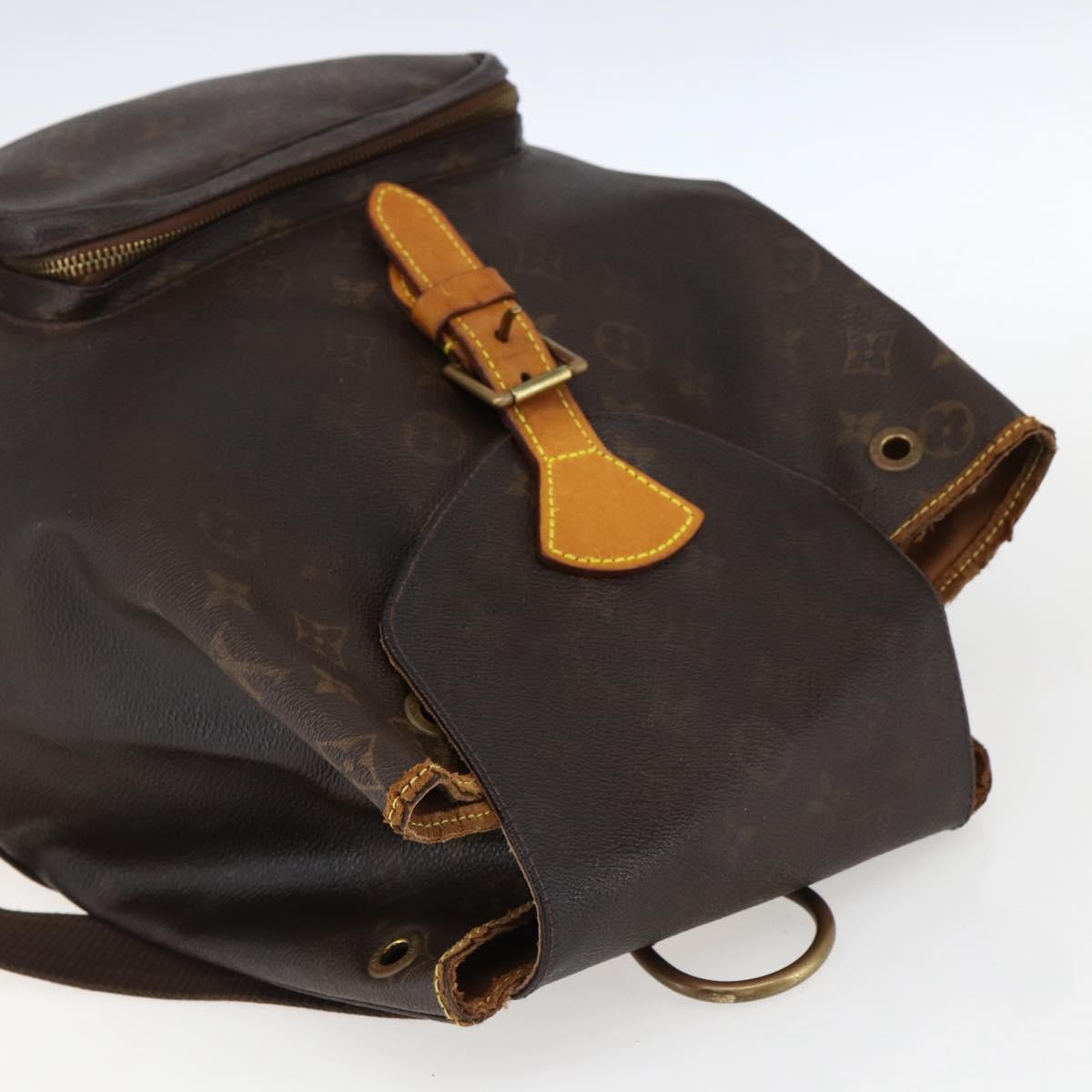 Louis Vuitton LOUIS VUITTON Monogram Montsouris GM Backpack M51135 LV Authentic bs33015 Bag