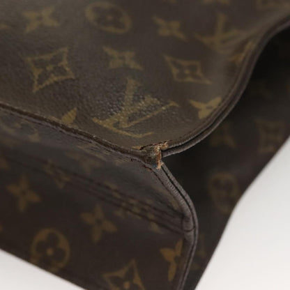 Louis Vuitton LOUIS VUITTON Monogram Sac Plat Hand Bag M51140 LV Authentic 135616