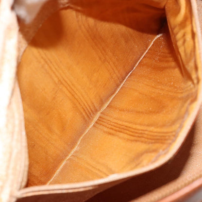 Gucci GUCCI Bamboo Hand Bag Leather 2way Brown Gold 000 122 0293 Authentic 181101