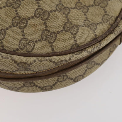 Gucci GUCCI GG Supreme Shoulder Bag Leather 2 Set Brown Authentic bs34006