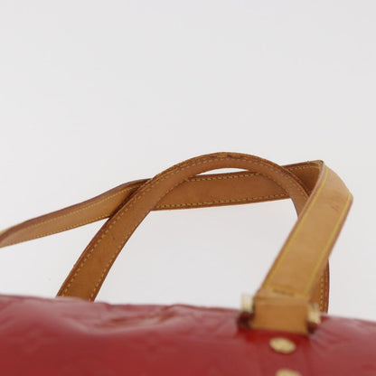 Louis Vuitton LOUIS VUITTON Monogram Vernis Sutton Hand Bag Red Rouge M91080 LV Authentic bs34724