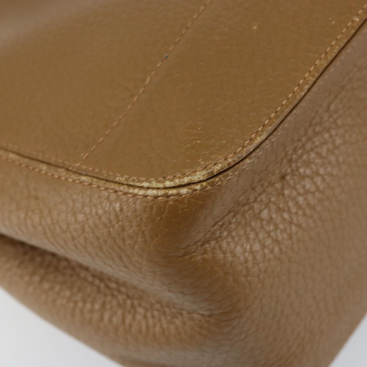 Saint Laurent SAINT LAURENT Hand Bag Leather Brown Authentic 149374