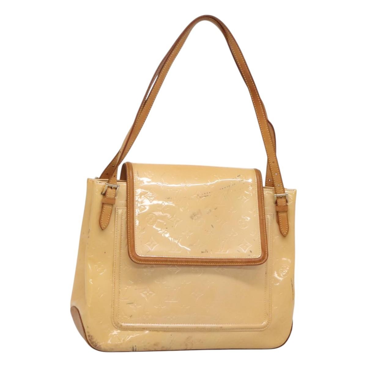 Louis Vuitton LOUIS VUITTON Vernis Biscayne Bay GM Bag Marshmallow Pink M91284 LV Authentic 118449