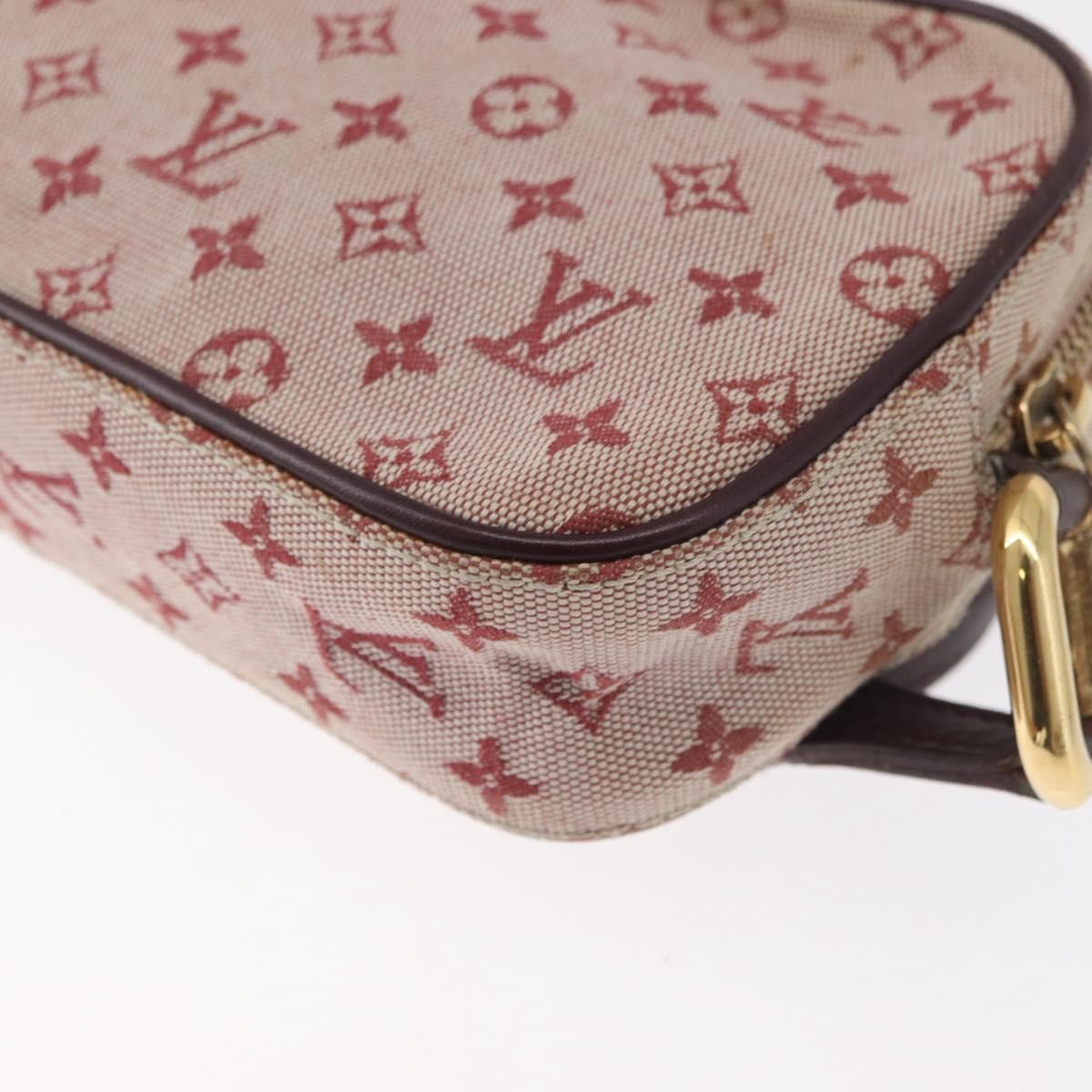 Louis Vuitton LOUIS VUITTON Monogram Mini Juliet MM Shoulder Bag Red M92219 LV Authentic 177057