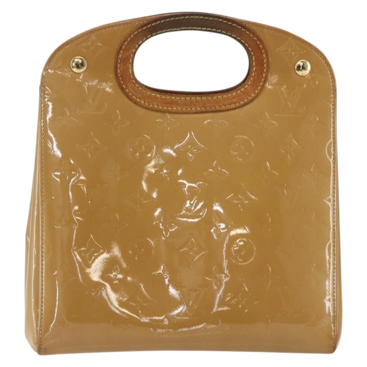 Louis Vuitton LOUIS VUITTON Monogram Vernis Maple Drive Bag Noisette M91376 LV Authentic 169608