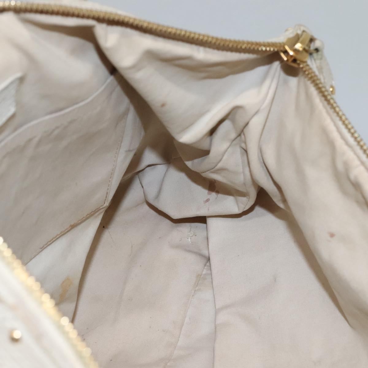 Louis Vuitton LOUIS VUITTON Mini Lin Marina GM Hand Bag Croisette 2way Pink M95493 Authentic EC192