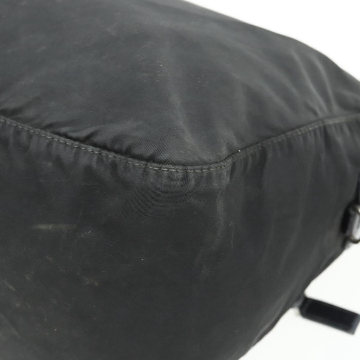 Prada PRADA Shoulder Bag Nylon Black Silver Authentic 175741