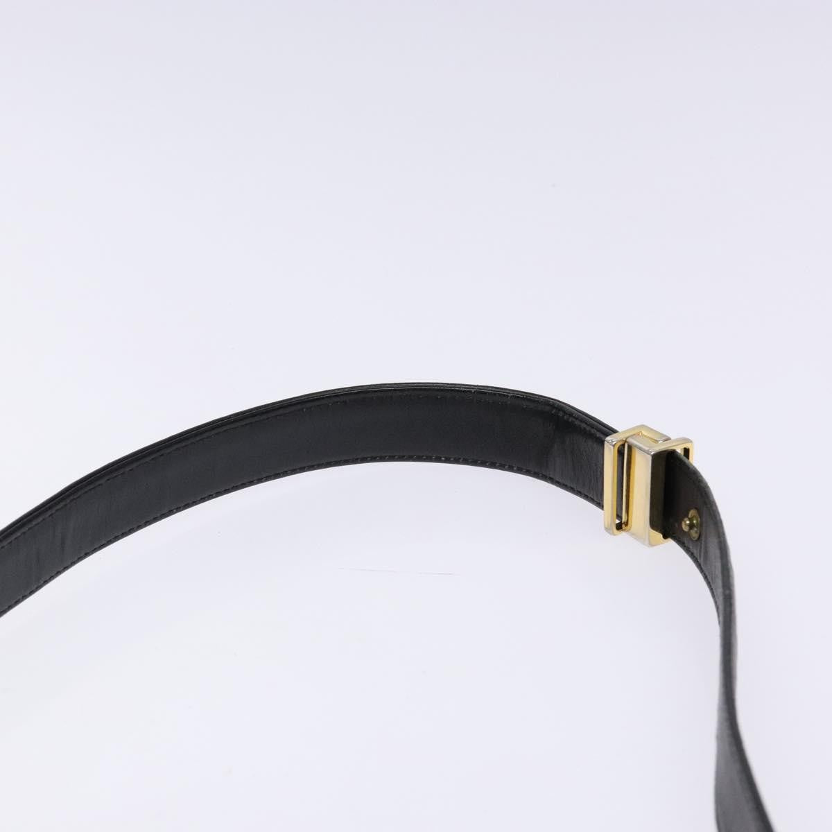 Givenchy GIVENCHY Shoulder Bag Leather Black Gold Authentic bs28533