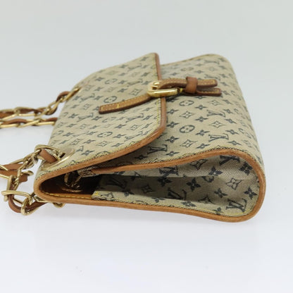 Louis Vuitton LOUIS VUITTON Monogram Mini Camille Chain Shoulder Bag Blue M92002 Authentic BD1396