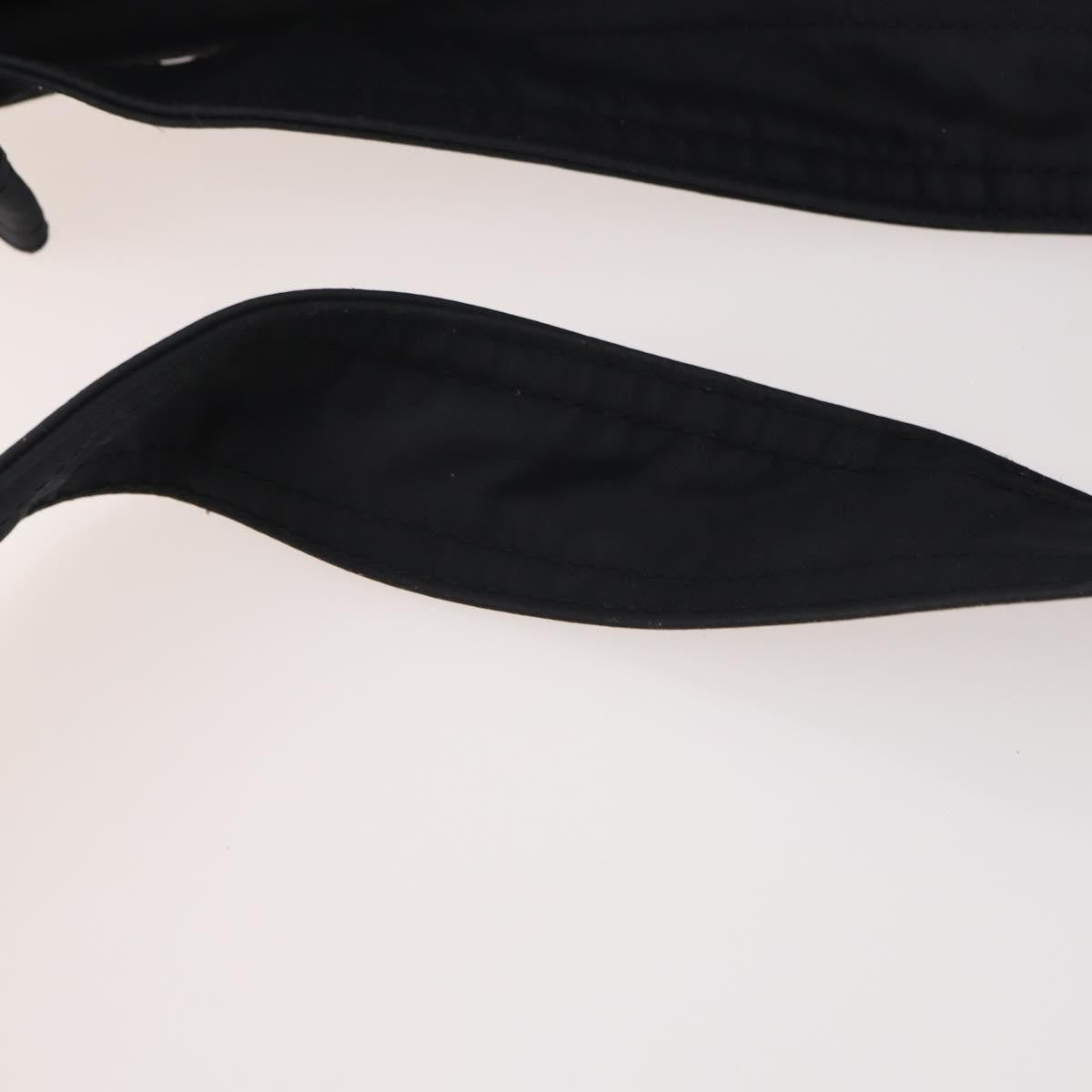 Hermès Hermès HERMES Acapulco Basas MM Shoulder Bag Nylon Black Authentic BAZ192
