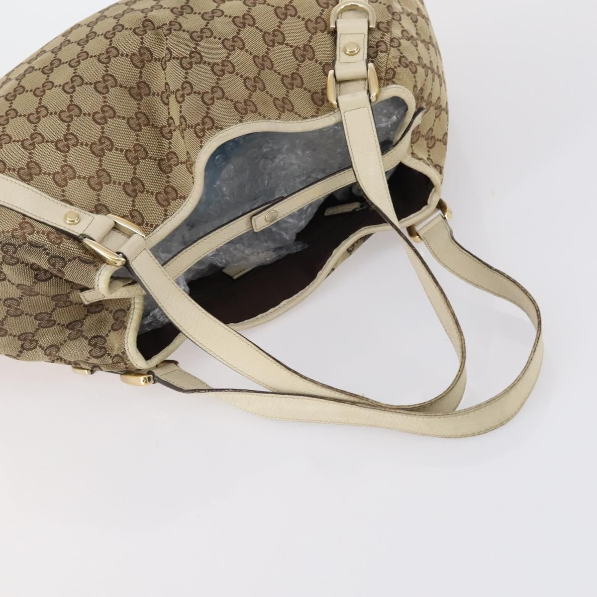 Gucci GUCCI GG Canvas Shoulder Bag 2 Set Red Gold Authentic 146898