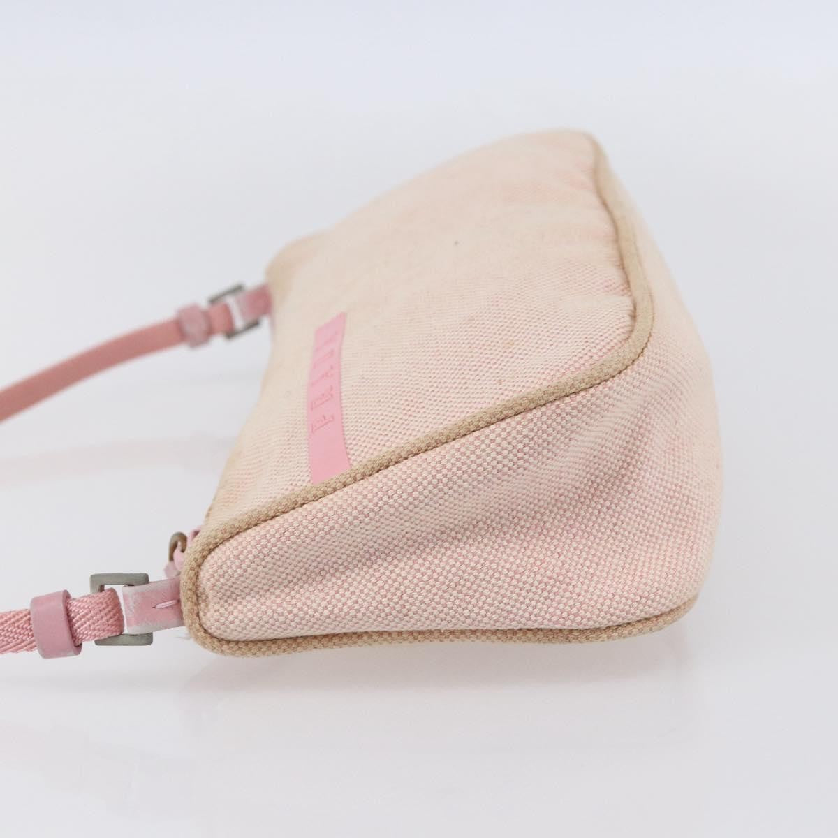 Prada PRADA Sports Accessory Pouch Canvas Pink Authentic 152004 Bag