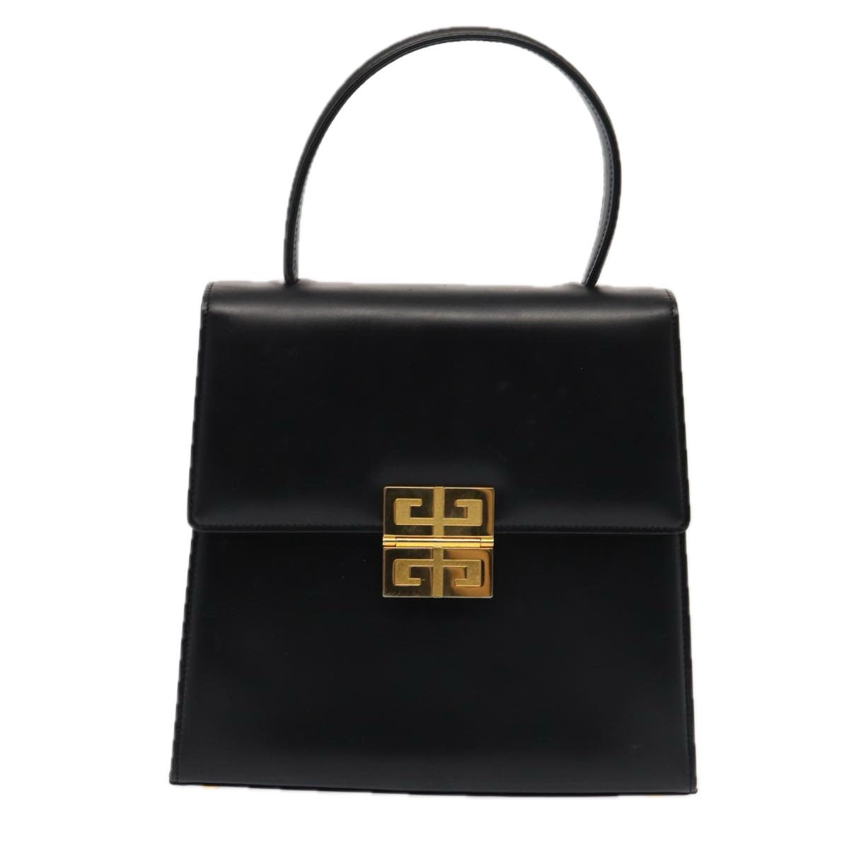 Givenchy GIVENCHY Hand Bag Leather Black Authentic am6590