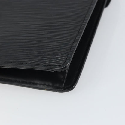 Louis Vuitton LOUIS VUITTON Epi Serie Dragonne Clutch Bag Black Noir M52612 LV Authentic BA9336