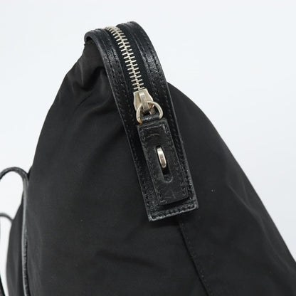 Prada PRADA Tote Bag Nylon Black Silver Authentic 151531