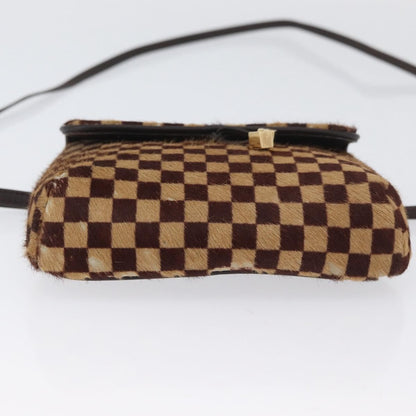 Louis Vuitton LOUIS VUITTON Damie sovage Gazelle Bag Harako leather Brown M92130 Authentic ka3269