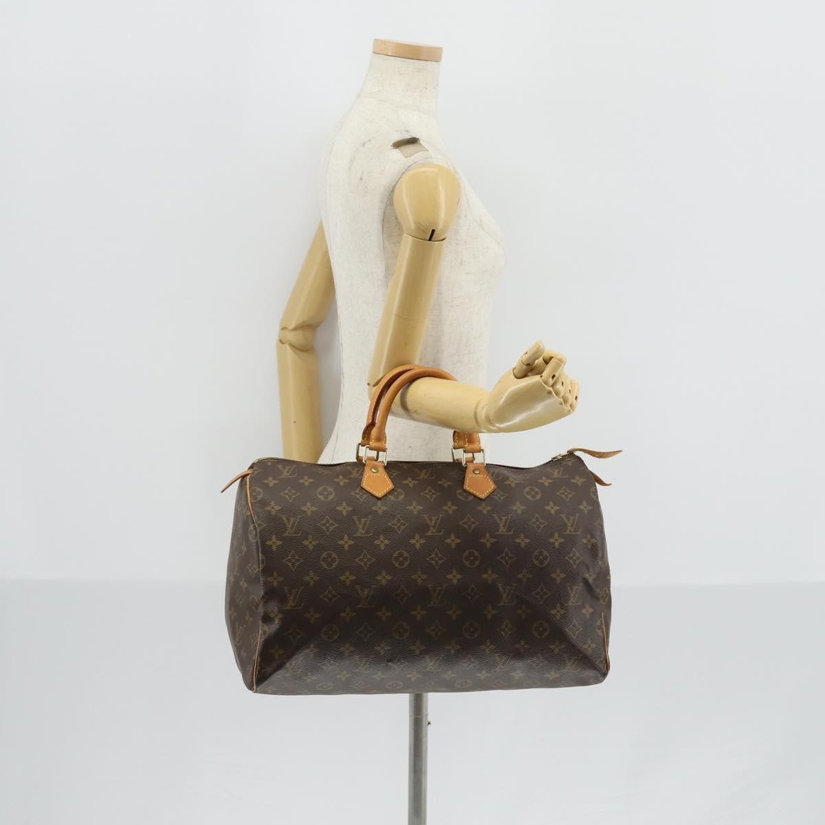 Louis Vuitton LOUIS VUITTON Monogram Speedy 40 Hand Bag M41522 LV Authentic 146700