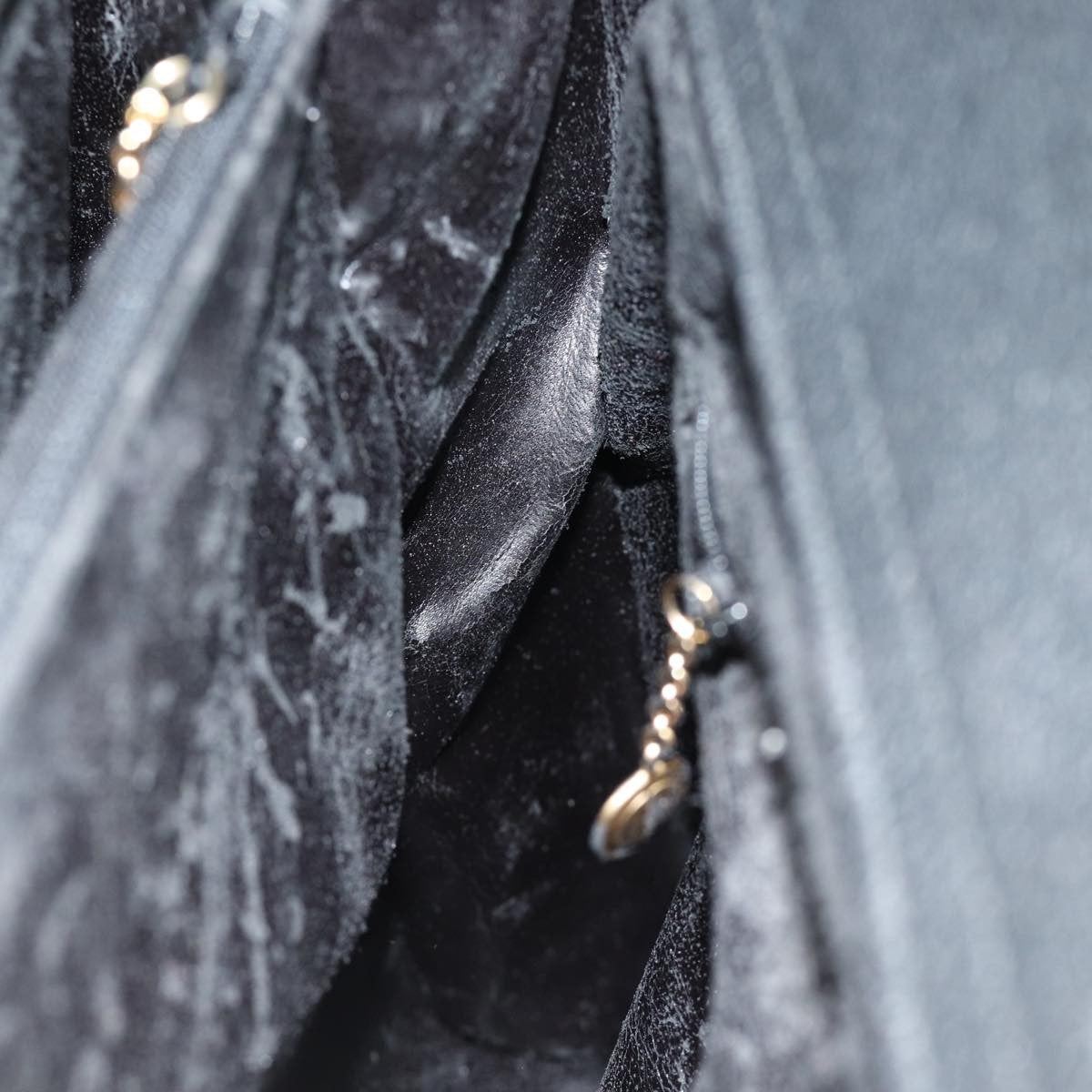 Gucci GUCCI Bamboo Tote Bag Suede Black 002 1186 0259 Authentic 75677