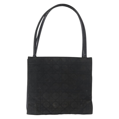 Dior Christian Dior Canage Shoulder Bag Nylon Black Silver Authentic 144646