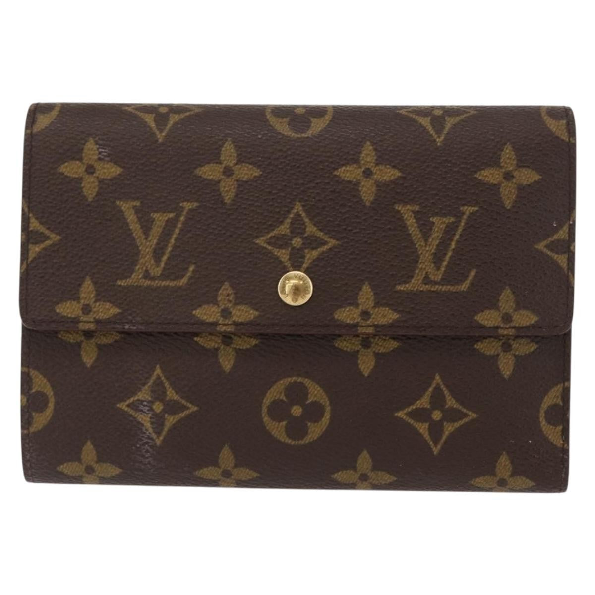 Louis Vuitton LOUIS VUITTON Monogram Porte Tresor Etui Papie Wallet M61202 LV Authentic bs31247 Bag