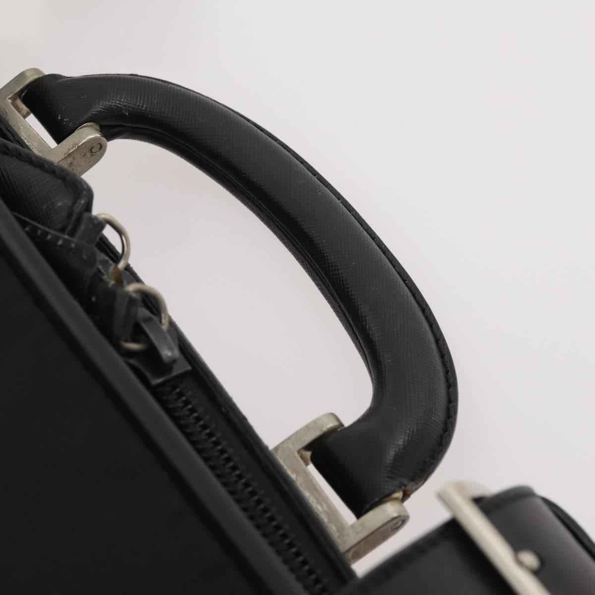 Prada PRADA Trunk Nylon 2 Set Black Authentic 174973 Bag