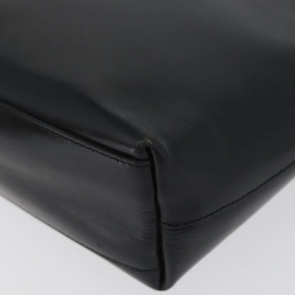 Prada PRADA Tote Bag Leather Black Authentic gh1848