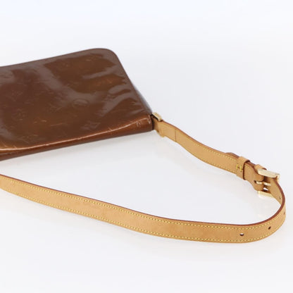 Louis Vuitton LOUIS VUITTON Monogram Vernis Thompson Street Bag Bronze M91124 LV Authentic 147761