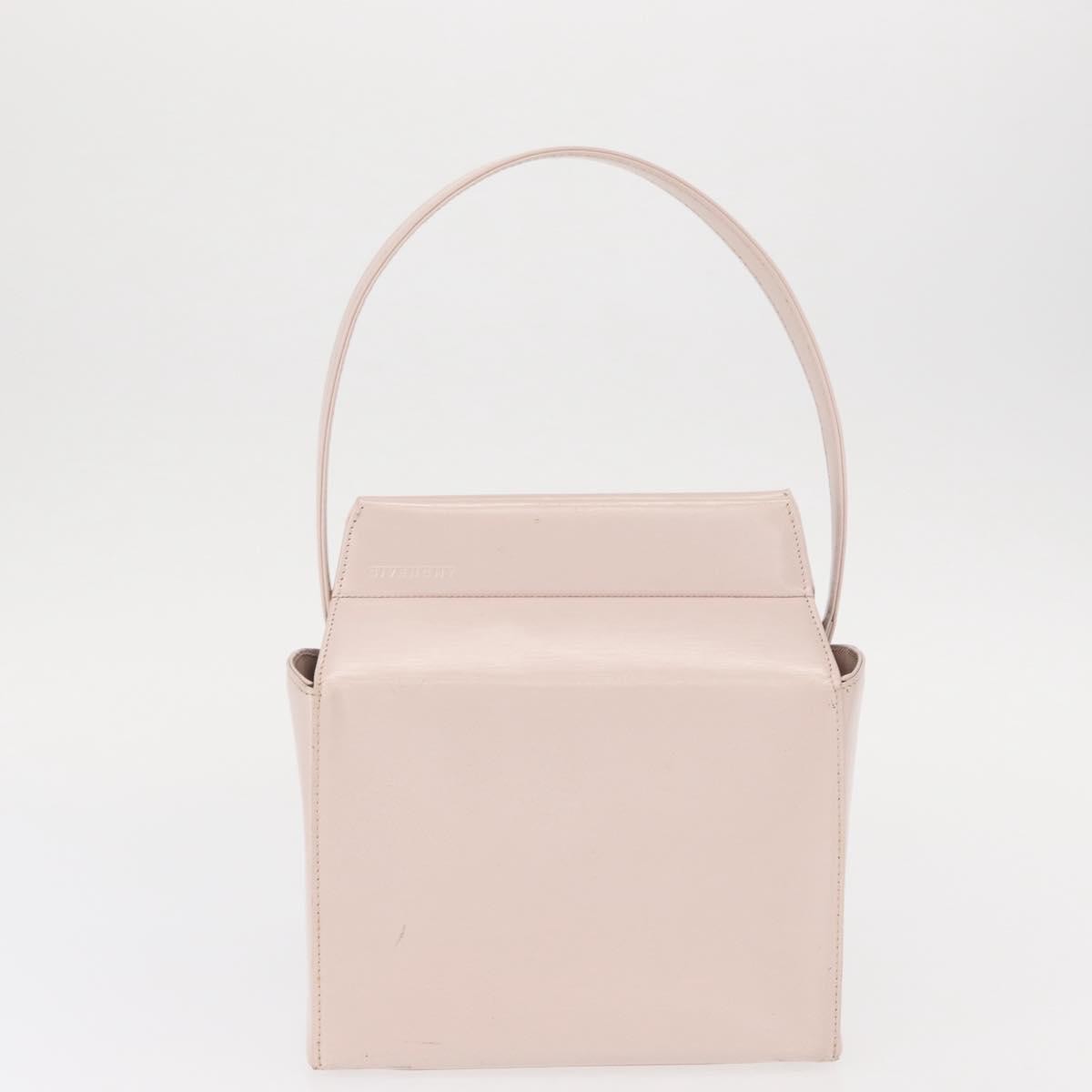 Givenchy GIVENCHY Hand Bag Leather Pink Silver Authentic bs30997