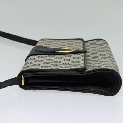 Gucci GUCCI GG Supreme Shoulder Bag PVC Navy Gold Authentic ep10523