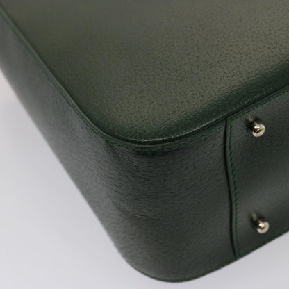 Gucci GUCCI Hand Bag Leather Green 000 2058 0307 Authentic 75505