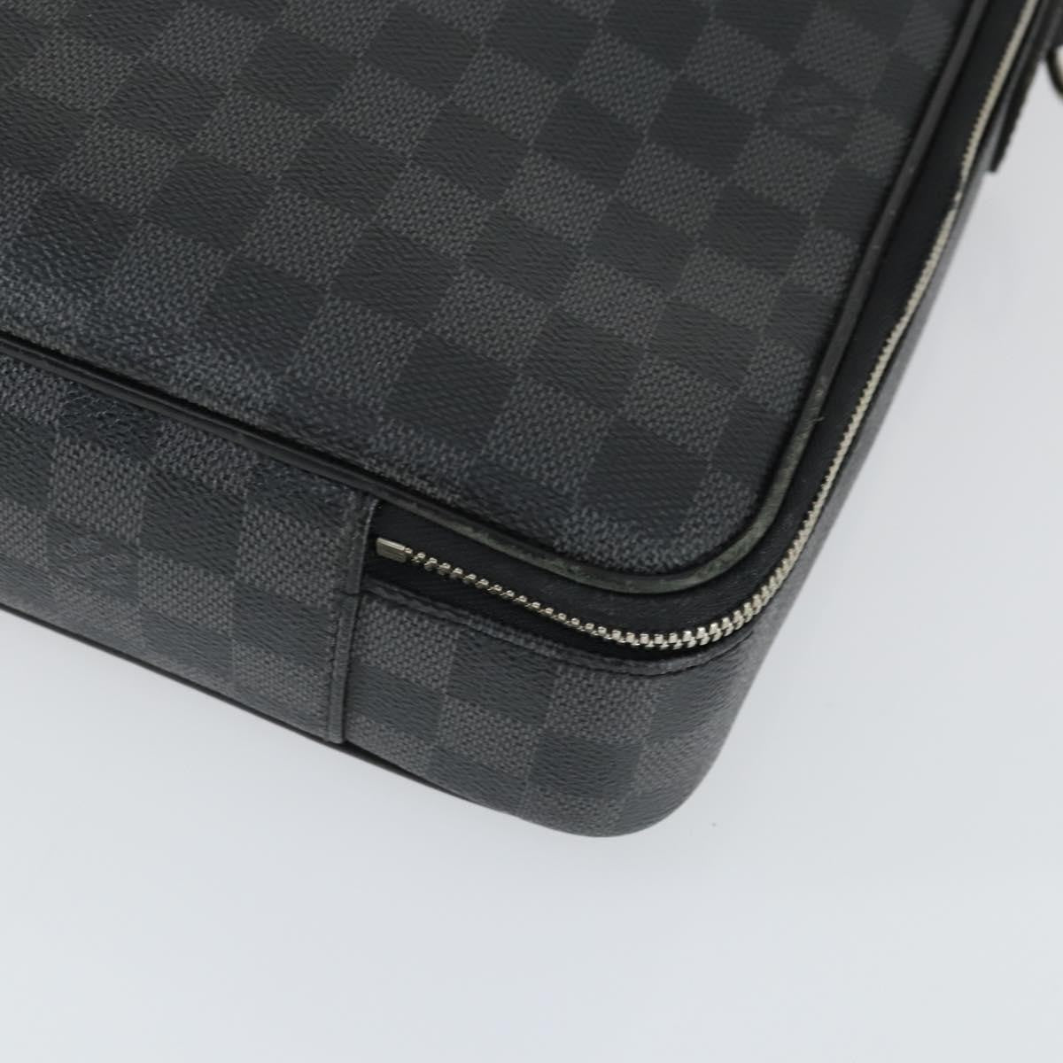 Louis Vuitton LOUIS VUITTON Damier Grafitte Steve Business Bag 2way N58030 LV Authentic ka2281