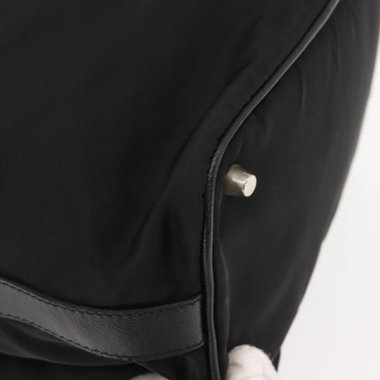 Prada PRADA Shoulder Bag Nylon Black Silver Authentic 147527