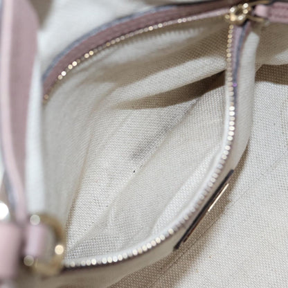 Gucci GUCCI Soho Hand Bag Leather 2way Gold Pink 336751 Authentic am6760