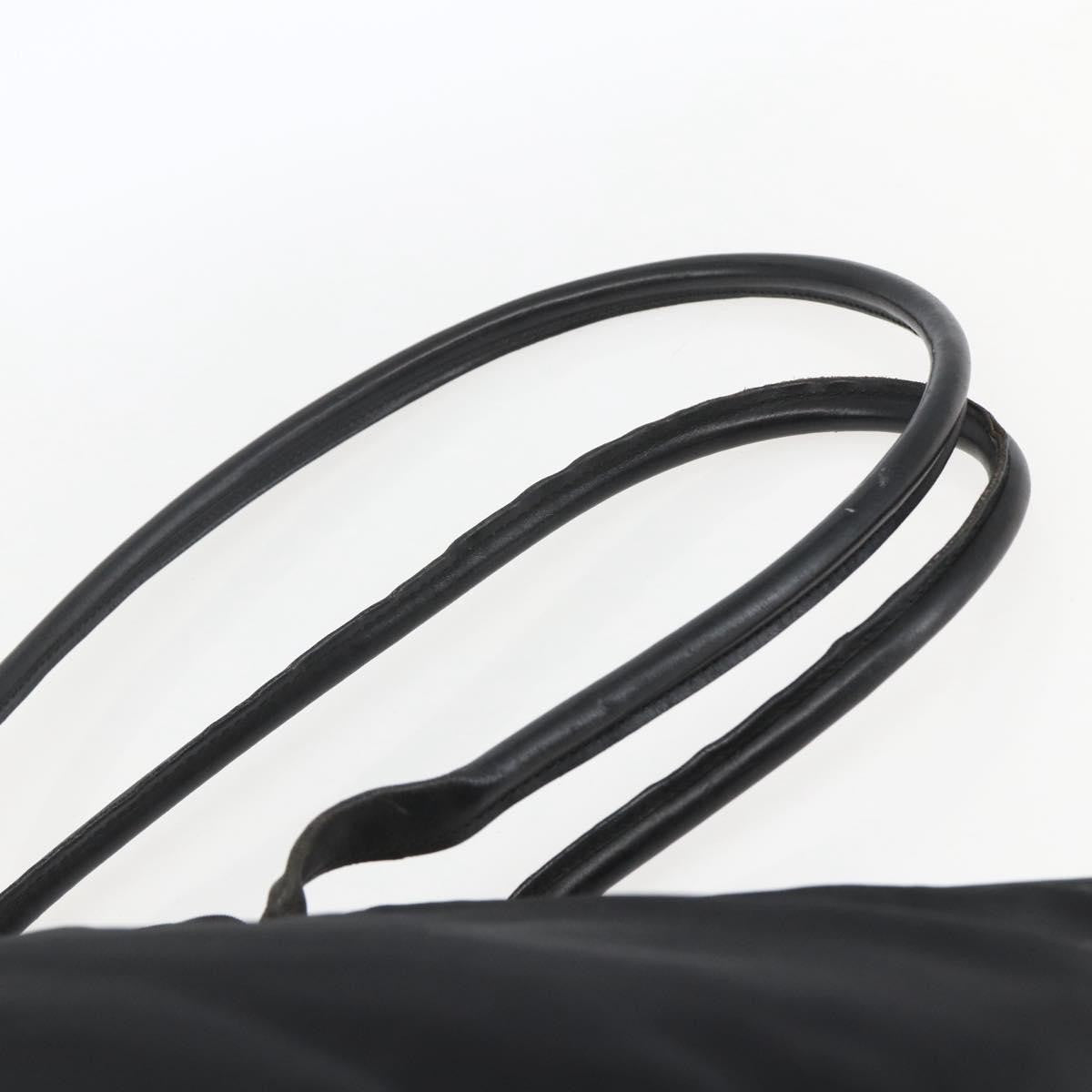Gucci GUCCI Tote Bag Nylon Black Silver 002 2123 0455 Authentic gh1622