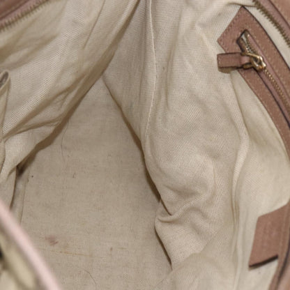 Gucci GUCCI GG Canvas Brie Tote Bag Beige Gold 323671 Authentic BA11225