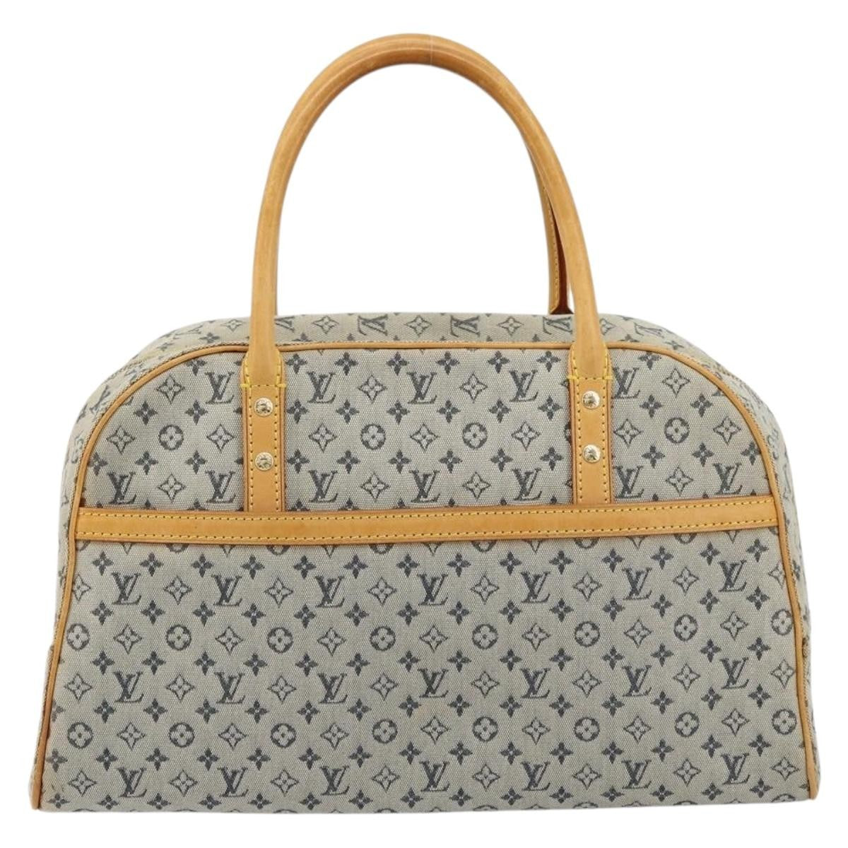 Louis Vuitton LOUIS VUITTON Monogram Mini Marie Hand Bag Blue M92003 LV Authentic ep14206