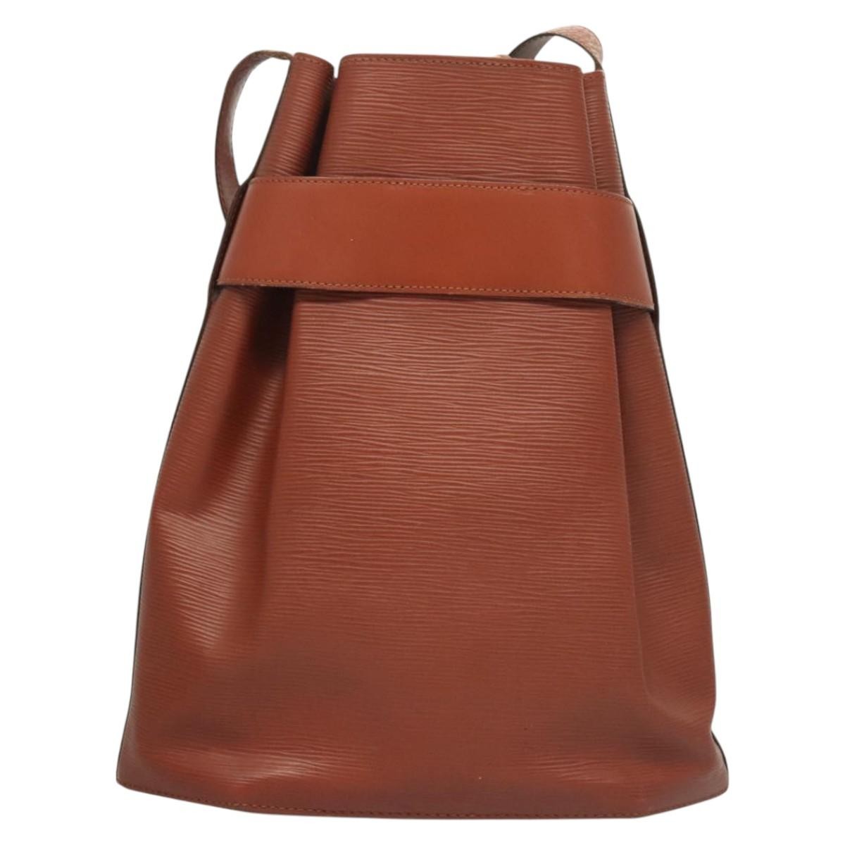 Louis Vuitton LOUIS VUITTON Epi Sac Depaule GM Shoulder Bag Brown M80193 LV Authentic 123400