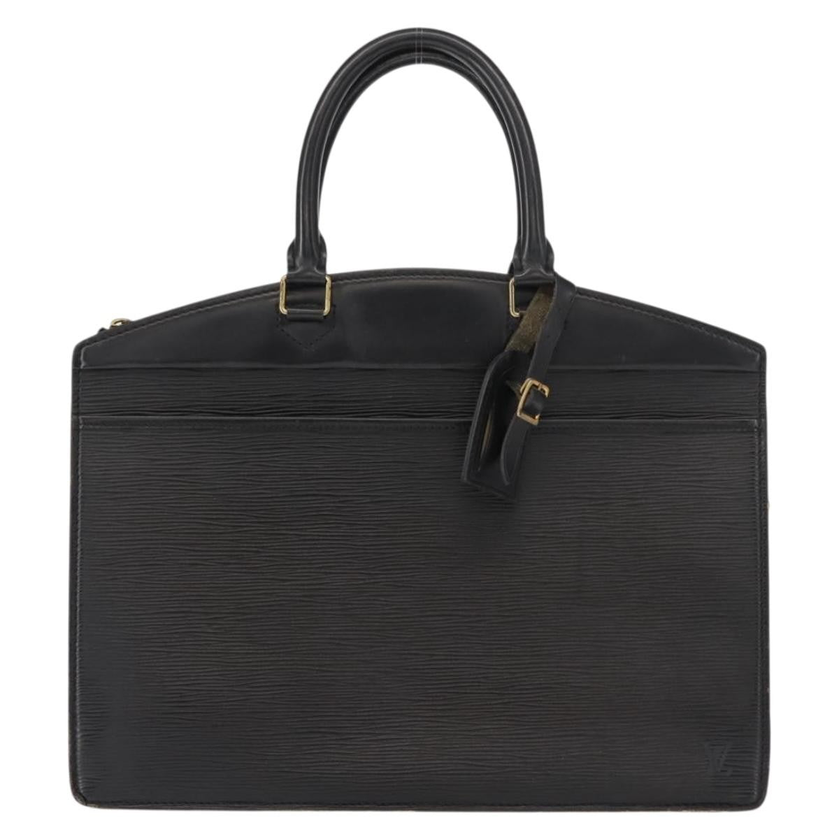 Louis Vuitton LOUIS VUITTON Epi Riviera Hand Bag Noir Black M48182 LV Authentic 148760