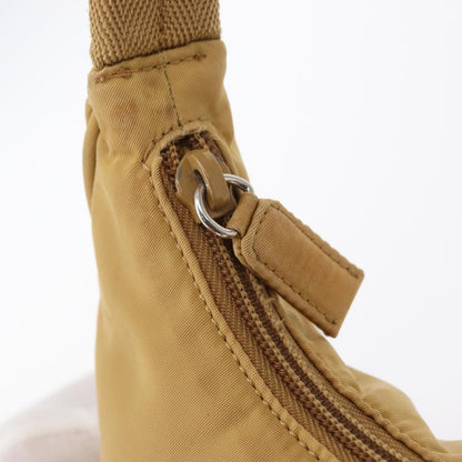 Prada PRADA Hand Bag Nylon Beige Authentic 163348