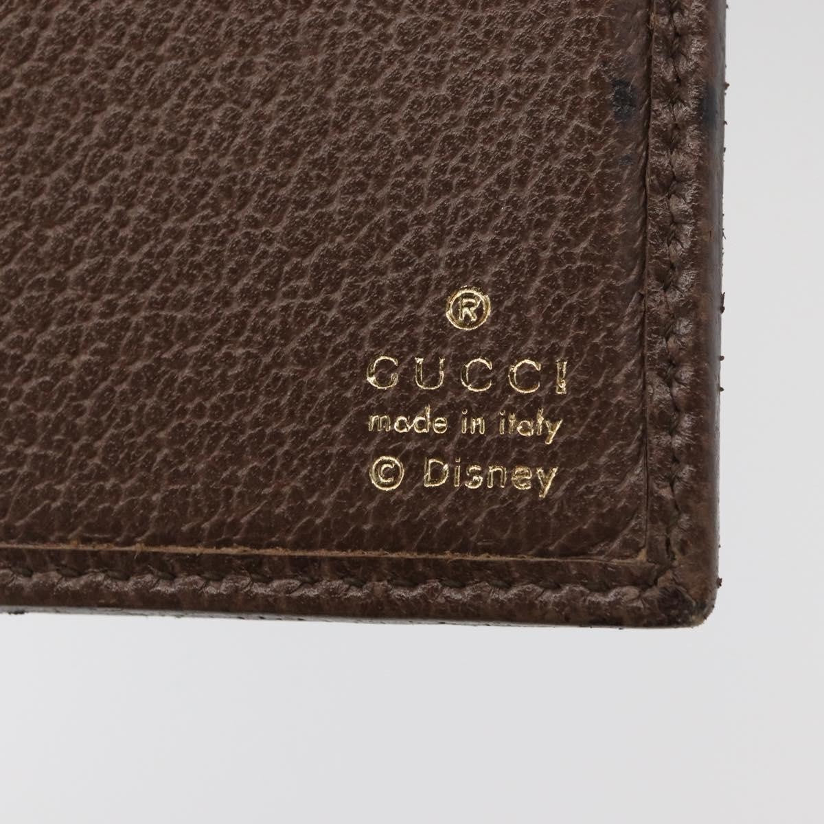 Gucci GUCCI Disney Collaboration Donald GG Supreme Wallet PVC 647937 Authentic YKZ1064M Bag