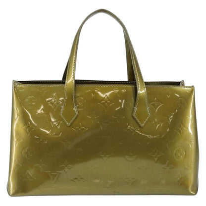 Louis Vuitton LOUIS VUITTON Monogram Vernis Wilshire PM Bag Gris Art Deco M91627 Authentic 146474
