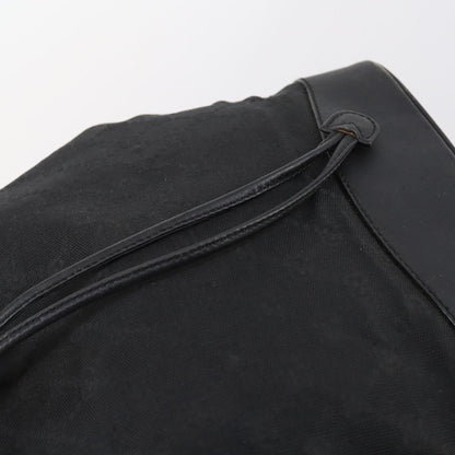 Gucci GUCCI GG Canvas Shoulder Bag Black Gold 001 2854 1627 Authentic 141820