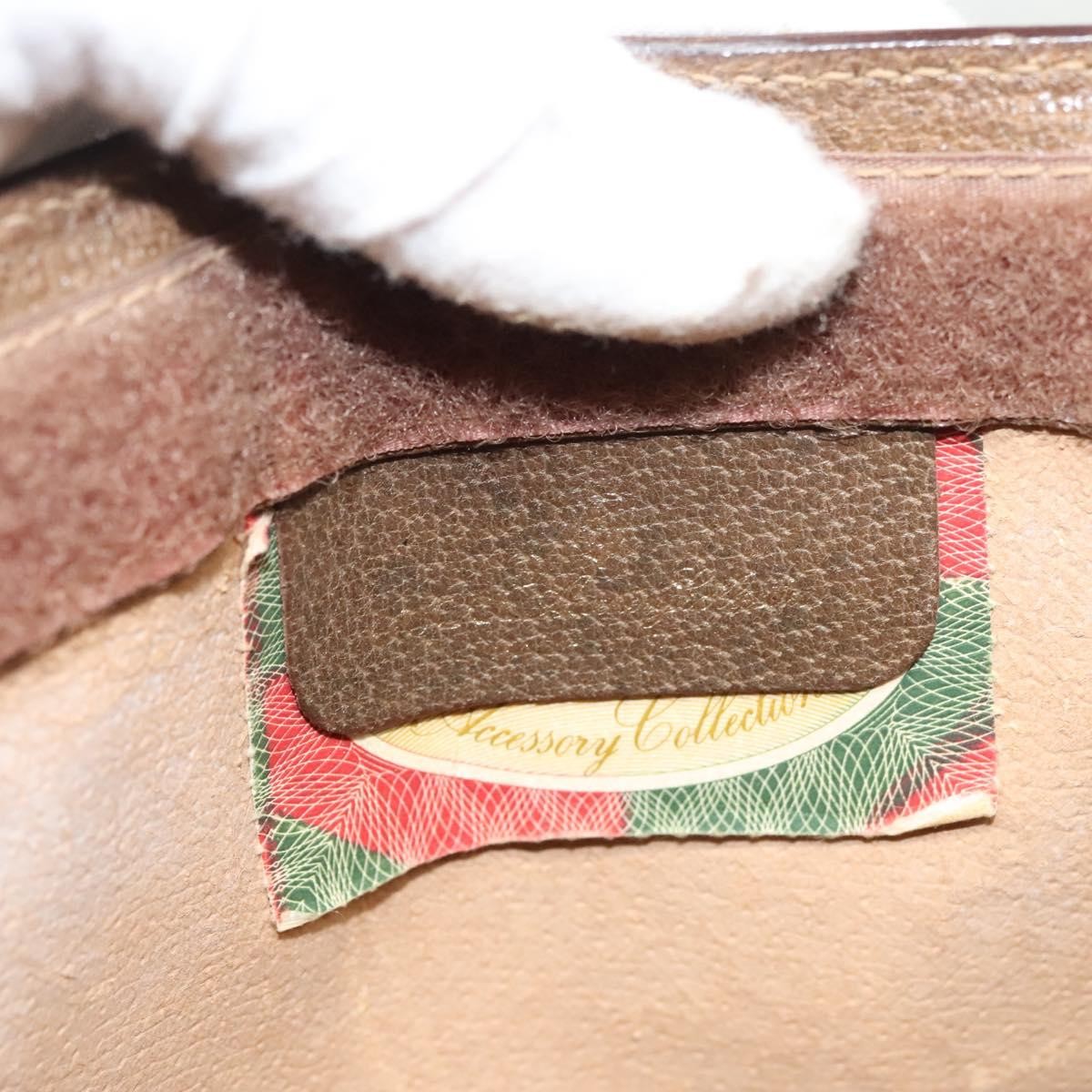 Gucci GUCCI GG Supreme Web Sherry Line Clutch Bag PVC Beige 89 01 032 Authentic 119134